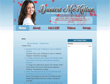 Tablet Screenshot of danicamckellar.info